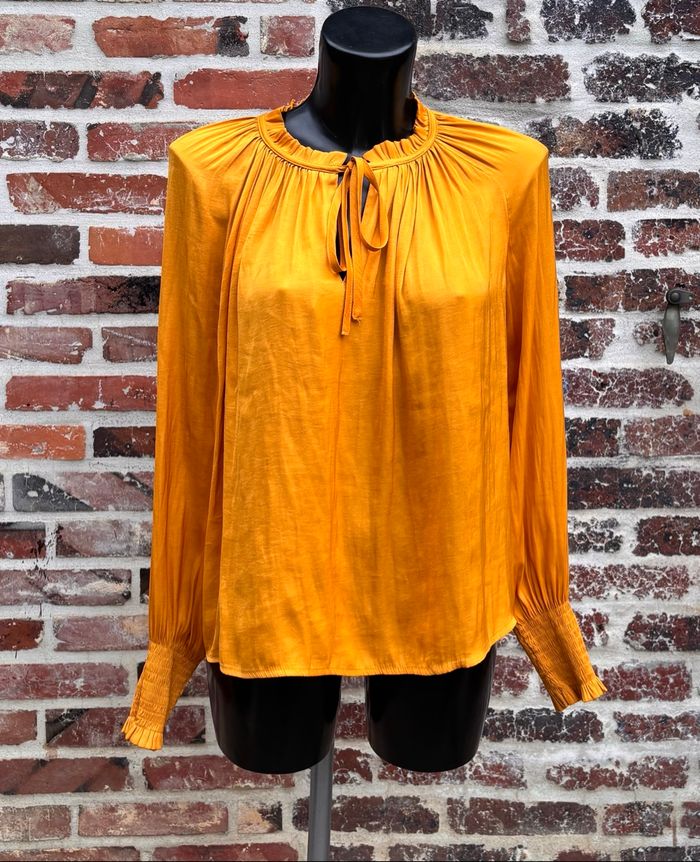 Blouse ample à manches longues T38 • Camaïeu