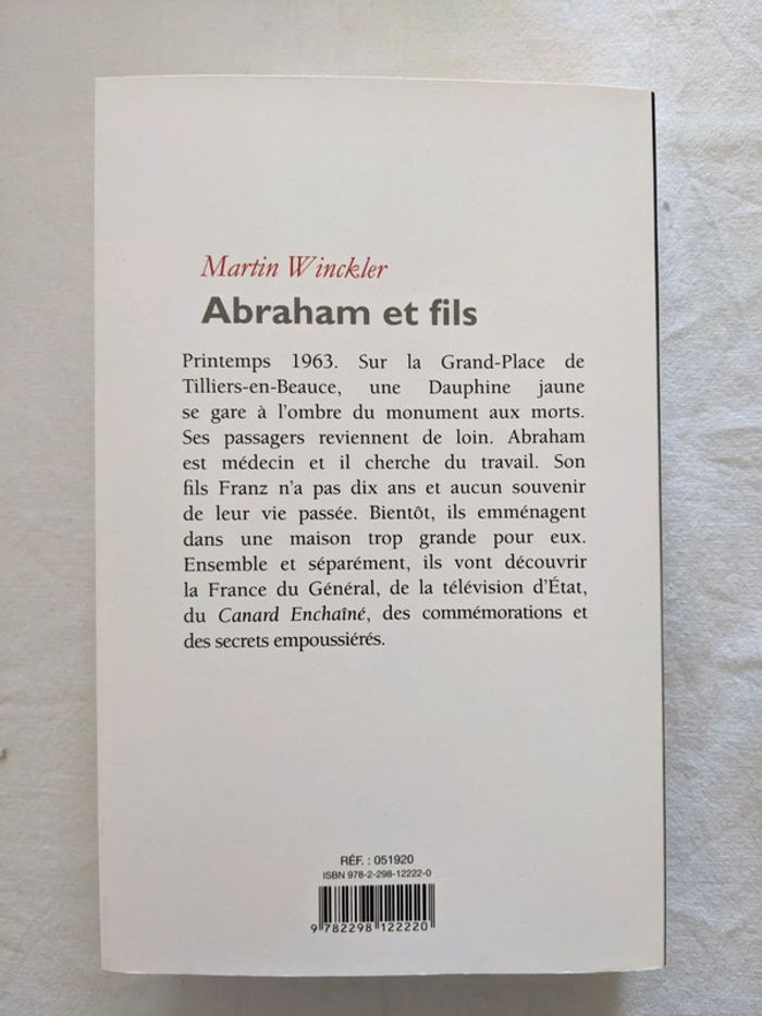 Abraham et fils de Martin Winckler - photo numéro 2