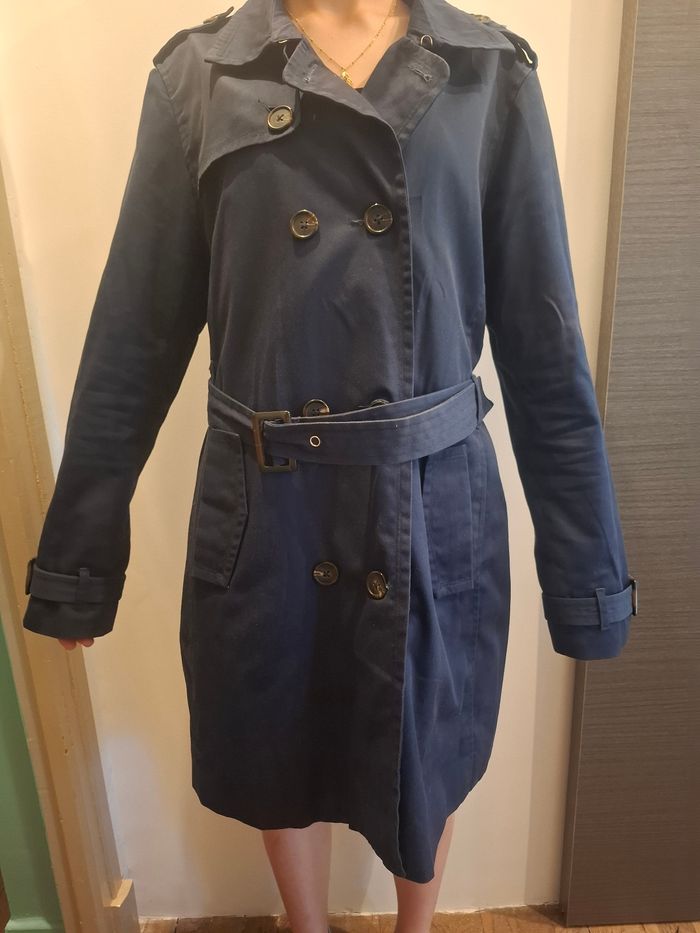 Trench La Halle bleu marine taille 46