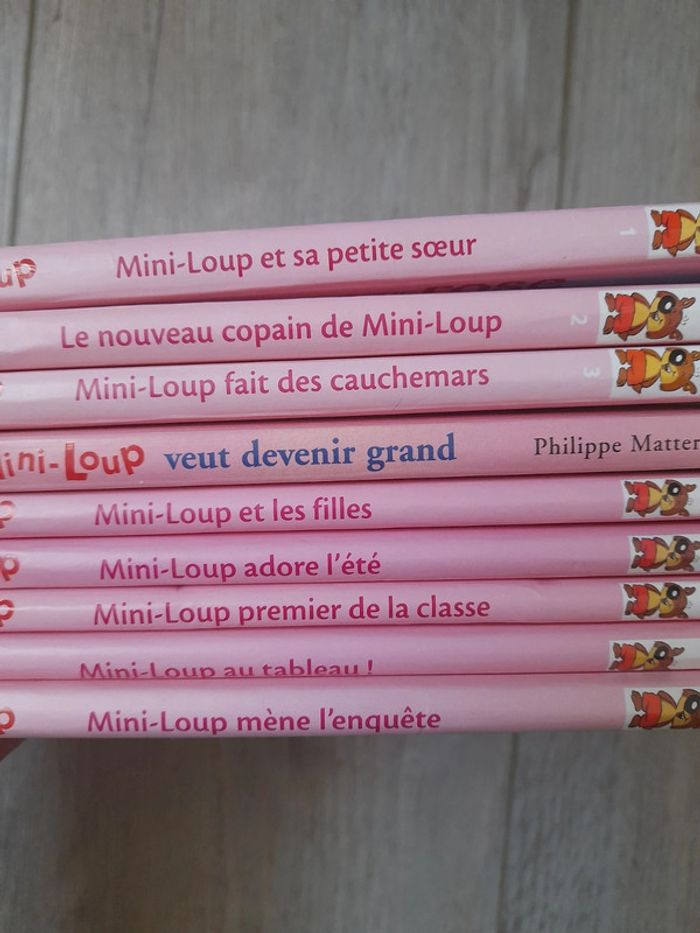 Lot de 9 livres mini-loup - photo numéro 2