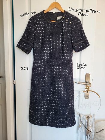Robe 👗 hiver Un jour ailleurs Paris taille 36