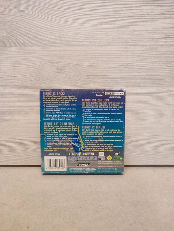 Tetris worlds gba - photo numéro 2