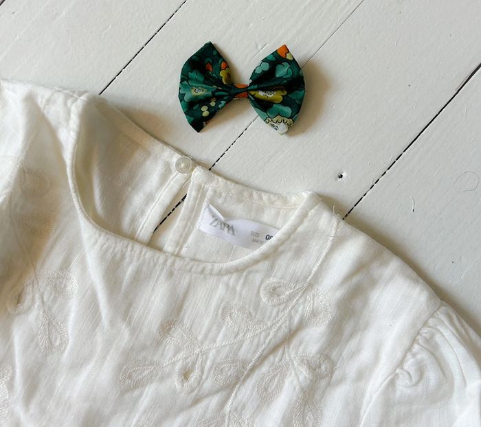 Ensemble short et noeud créatrice liberty betsy 8 ans - photo numéro 4