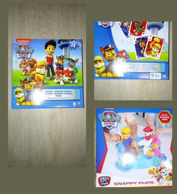 Lot  jeux paw patrol neuf