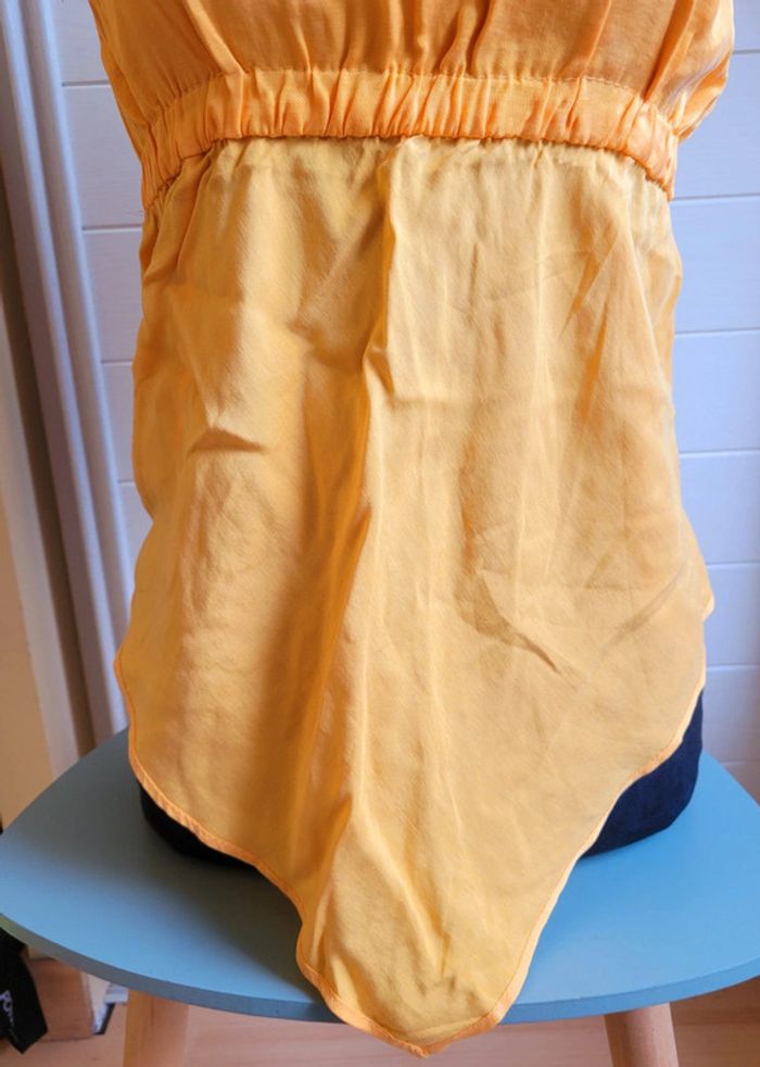Joli haut Zara jaune - photo numéro 3