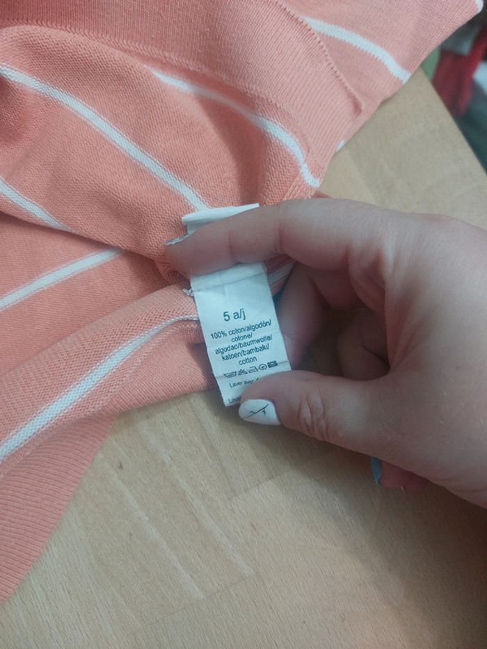 Petit pull saumon - photo numéro 3