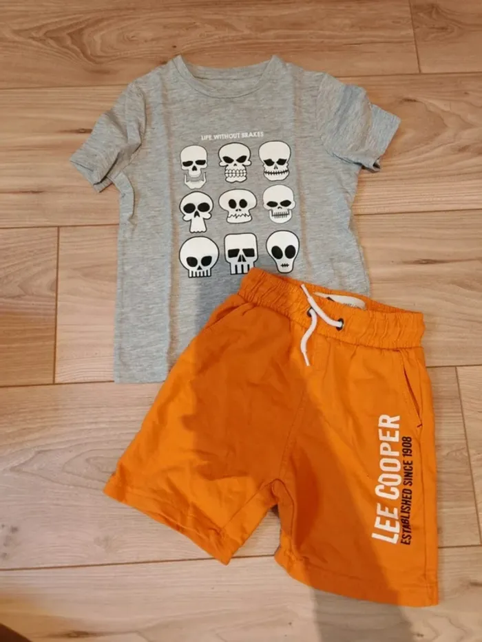 Ensemble été short t-shirt manches courtes