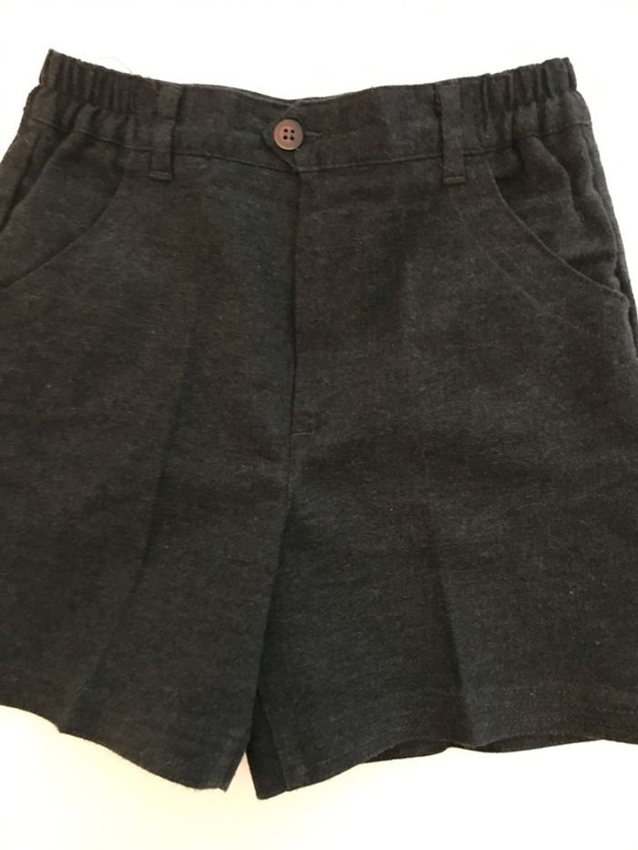 Short Gris Flanelle 10 Ans