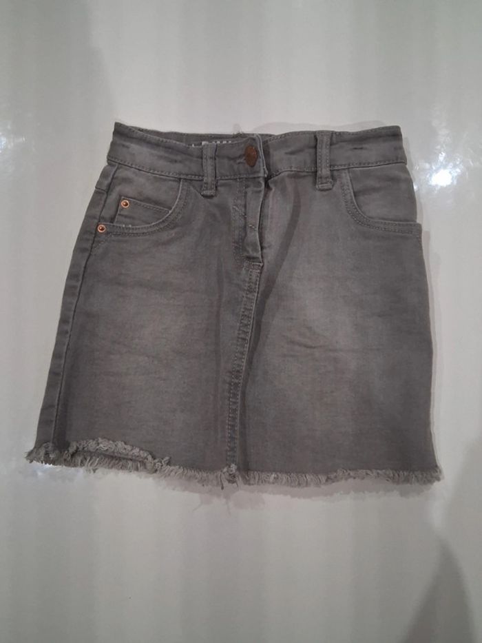 Jupe en jean grise Punkidz