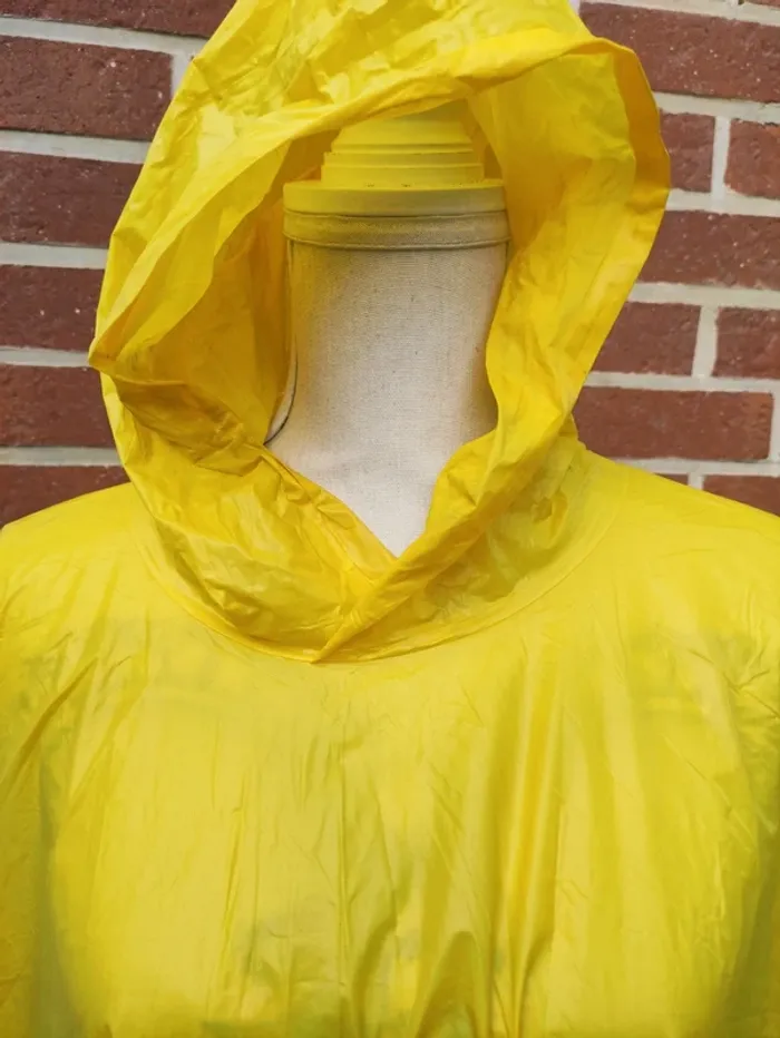💧cape de pluie adulte unisexe vintage collector années 90 - photo numéro 3