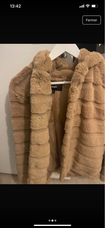 Manteau fausse fourrure