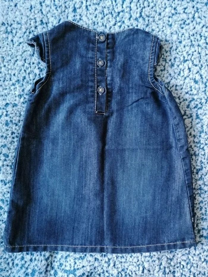 Robe en jeans fille taille 9 mois - photo numéro 2