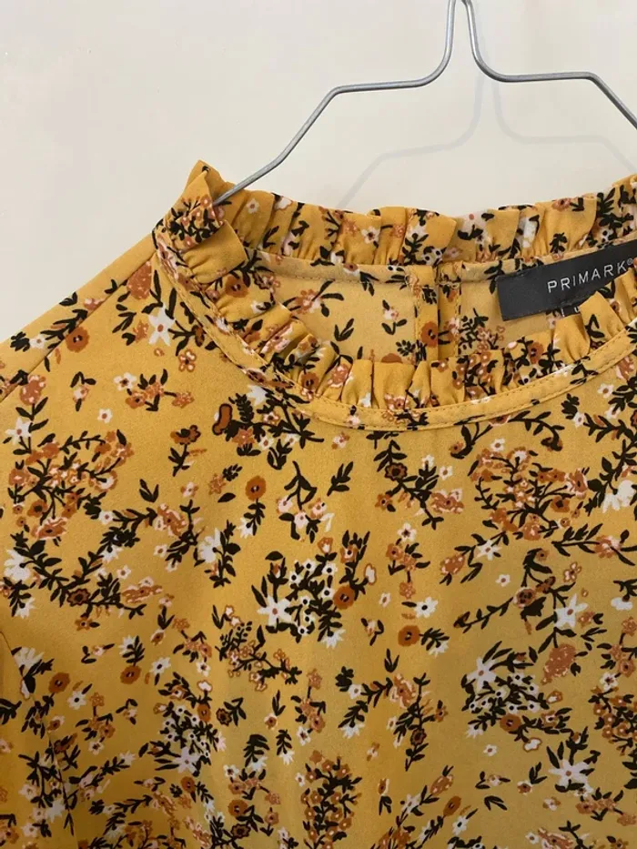Chemisier jaune à fleurs Primark - photo numéro 3
