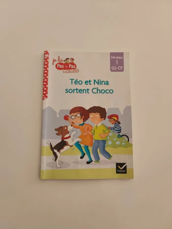 Téo et Nina sortent choco - je lis pas aa pas