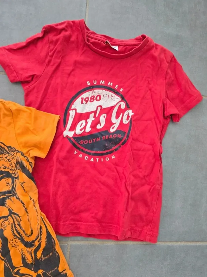 Lot de 2 tee-shirts manches courtes - photo numéro 2