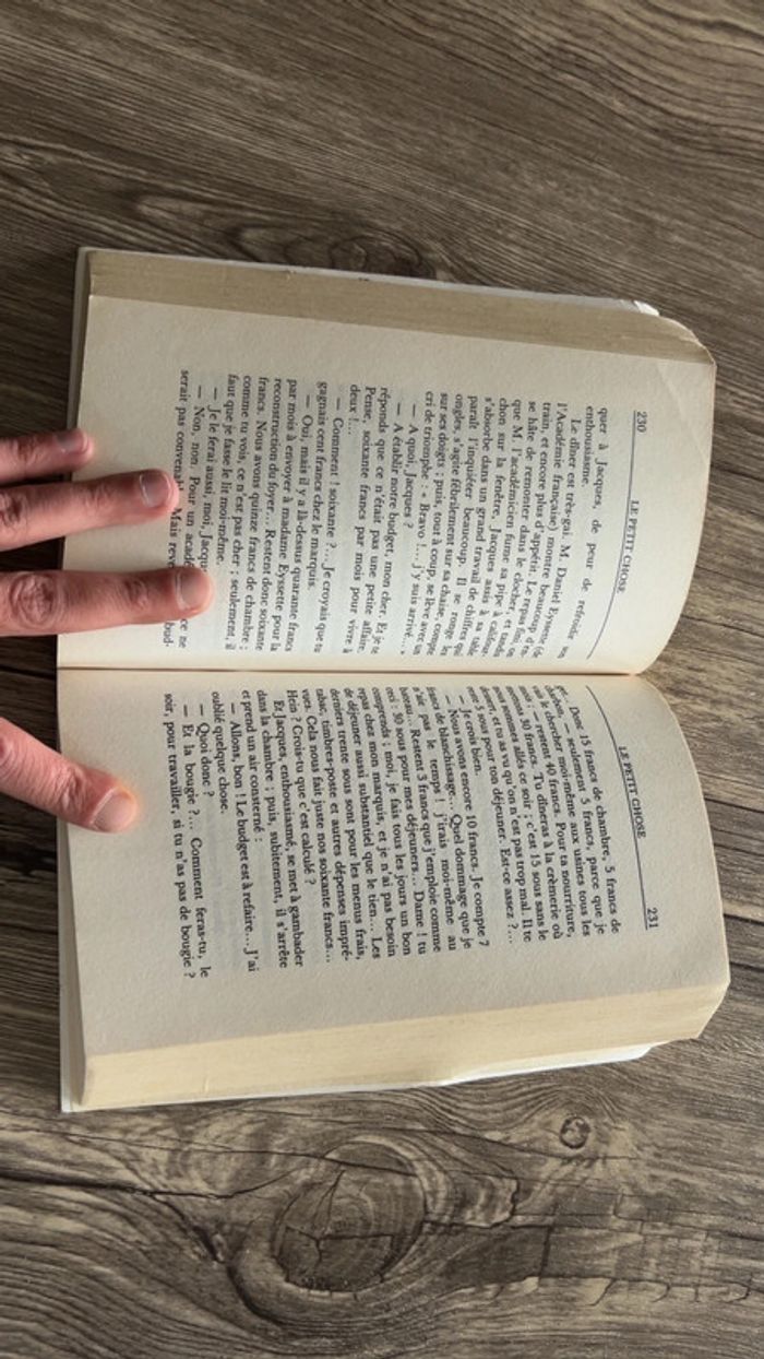 Livre « le petit chose » Alphonse Daudet - photo numéro 3