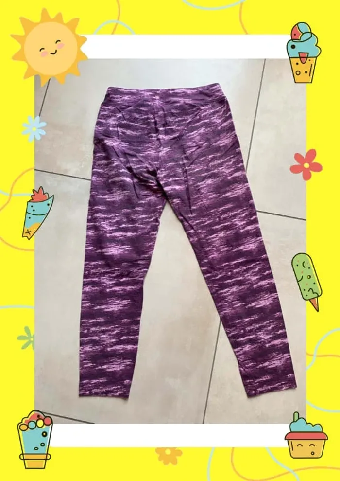 Legging violet domyos - photo numéro 4