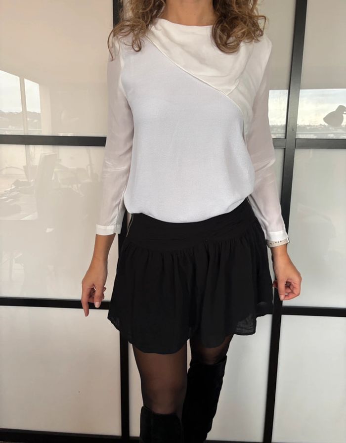 Élégante blouse blanche Sandro - photo numéro 3