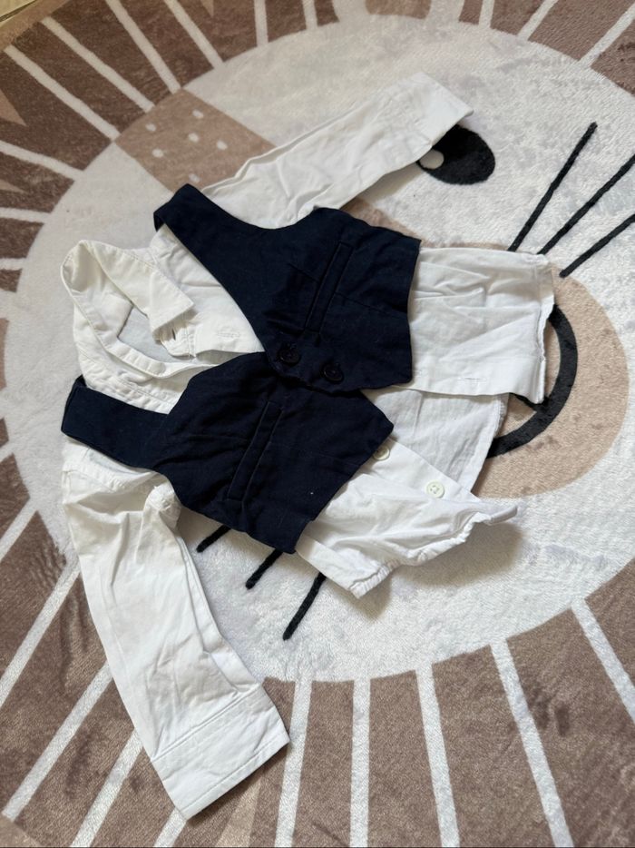 Chemise avec boléro bébé garçon
