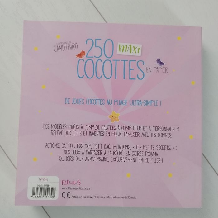 Livre 250 maxi cocottes en papier - photo numéro 2