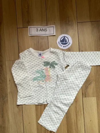 Pyjama long petit bateau, trois ans