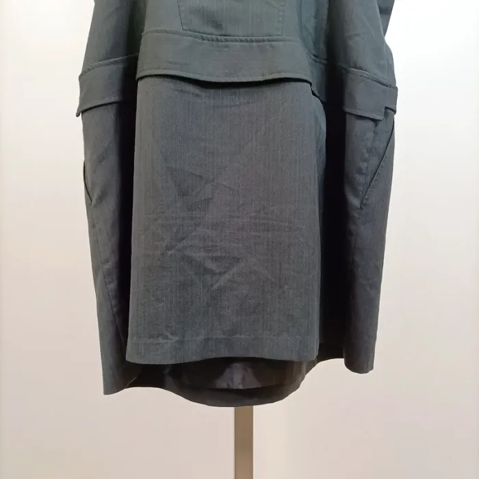 Robe courte noire à bretelles larges réglables et découpe taille haute – taille 38 A900 - photo numéro 7