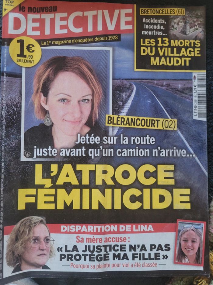 Lot de 10 magazines le nouveau detective - photo numéro 6