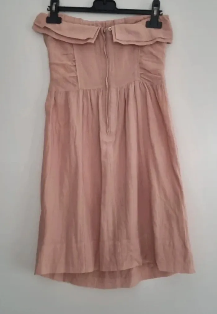 Robe rose nude bustier comptoir des cotonniers 34 - photo numéro 9