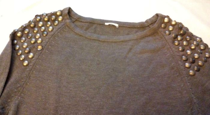 Pull  robe  T36  taupe  grise - photo numéro 2