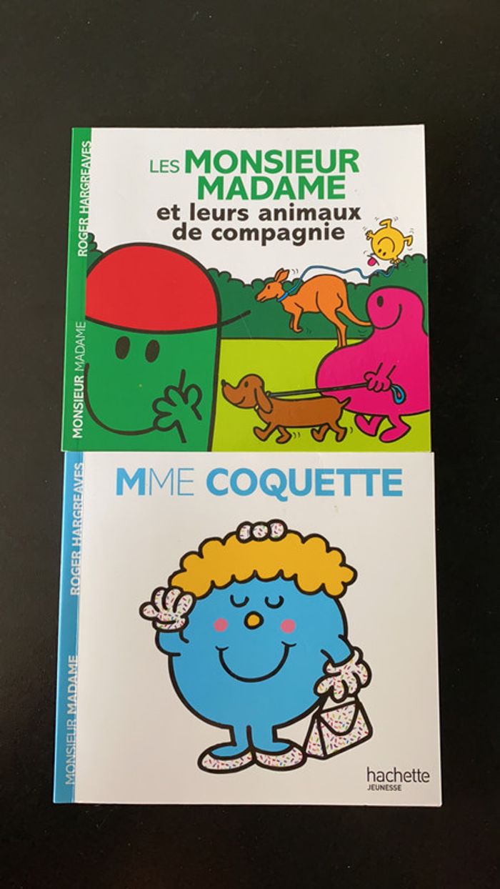 2 Livres monsieur madame