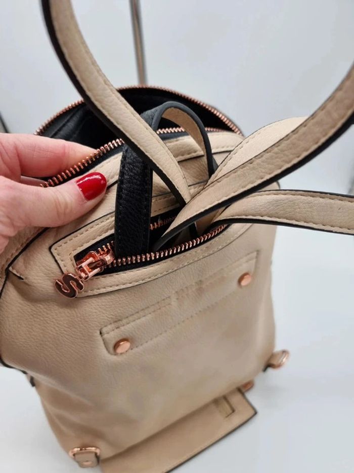 Desigual sac à dos réversible noir/beige Trip Madeira - photo numéro 11