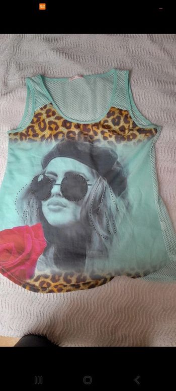 Débardeur avec strass