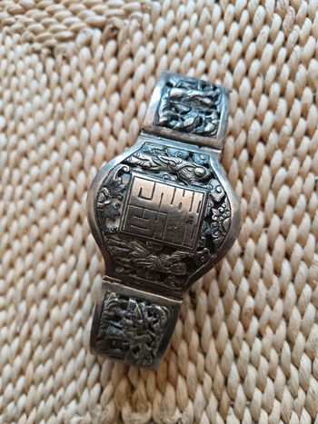 Vintage | Bracelet d'Indochine ancien argent 800
