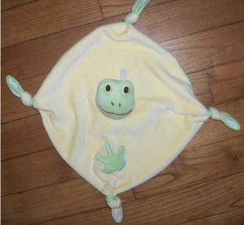 Doudou plat grenouille gipsy
