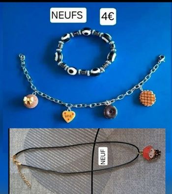 Bijoux fantaisie pour fille "Bracelets et collier"