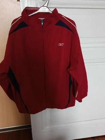 Veste Reebok bordeaux et multicolore 