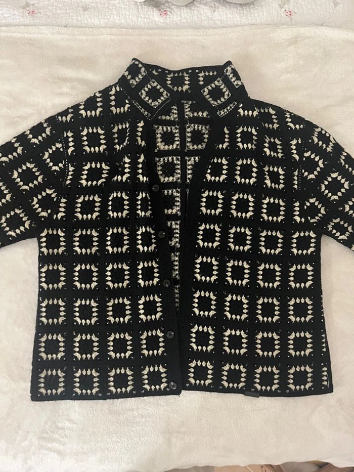 chemise d’été SHEIN noir beige