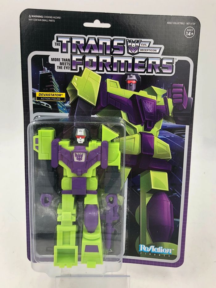 Figurine Transformers Devastator Reaction Hasbro neuf