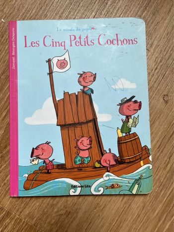 Livre les 5 petits cochons