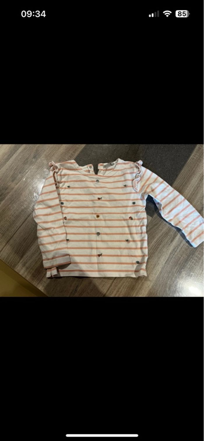 Lot de 5 tshirts manches longues fille - photo numéro 7