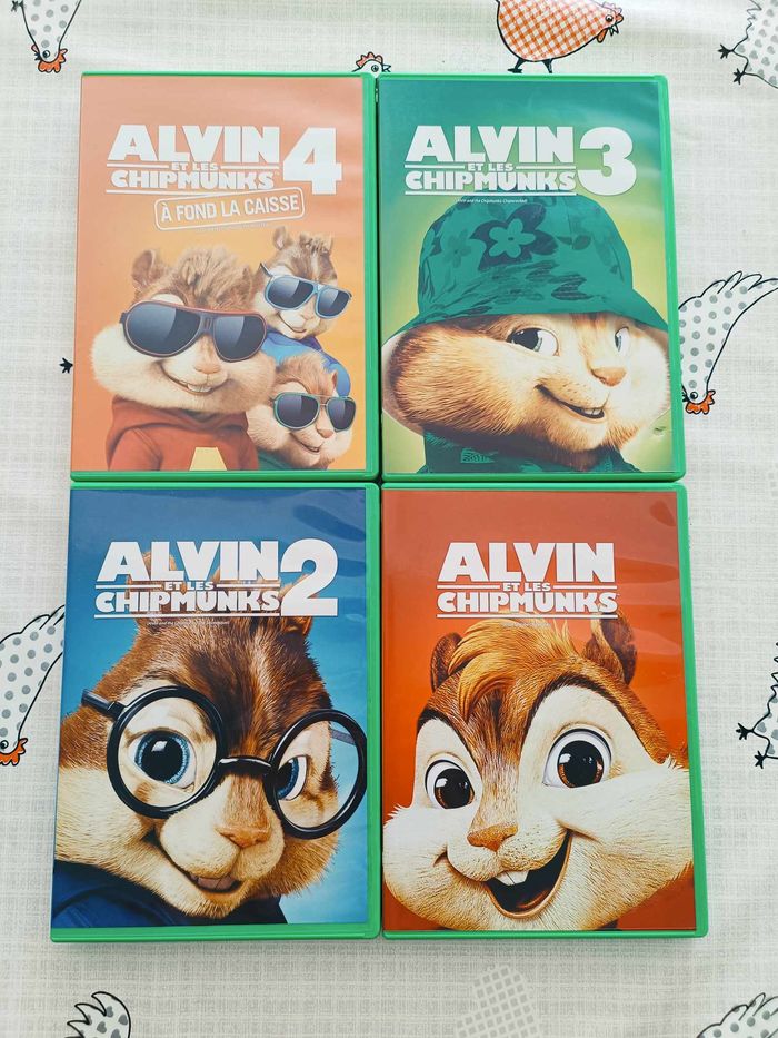 Lot de dvd Alvin