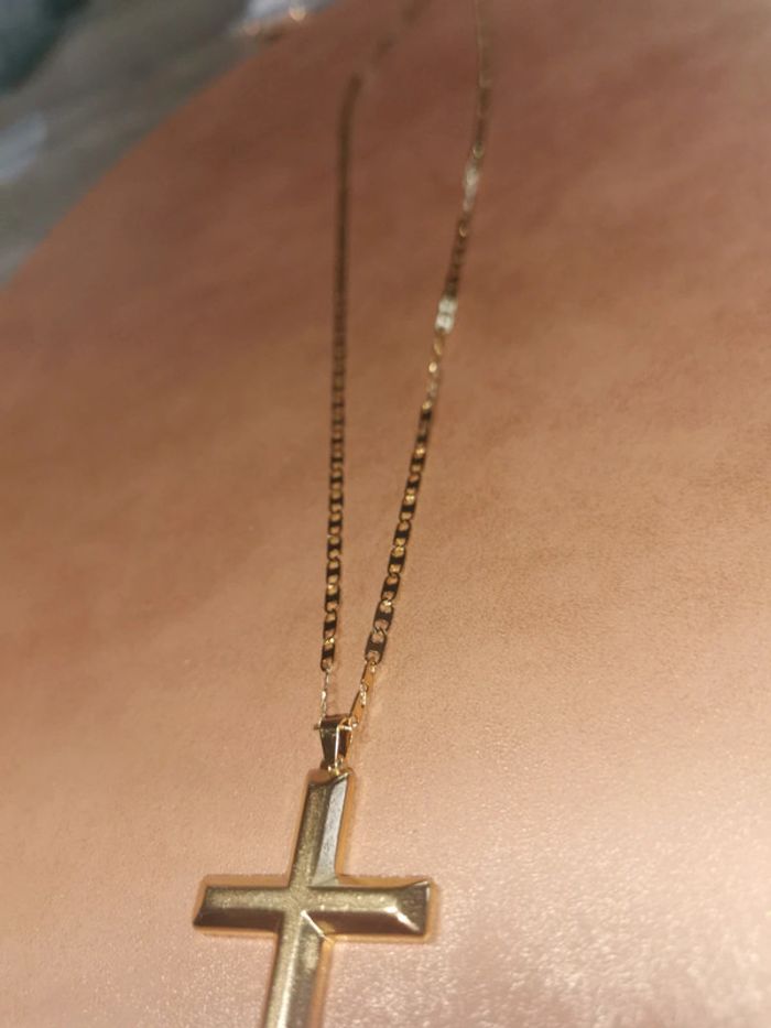Collier et pendentif spirituel croix chrétienne - photo numéro 3
