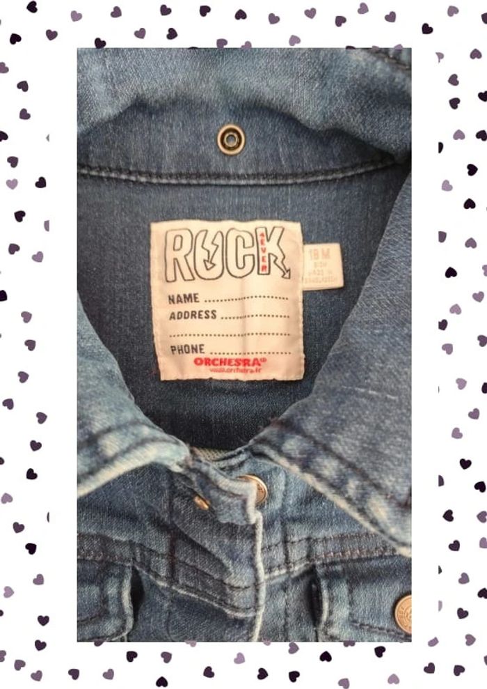 Veste en jean à capuche amovible - photo numéro 2