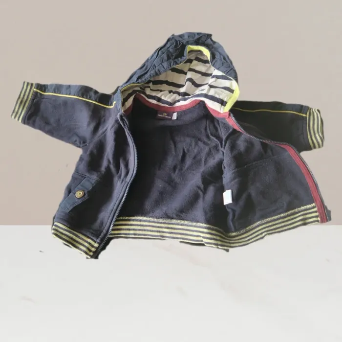 Ensemble de sport bleu - Sergent Major - Taille 6 mois - photo numéro 2
