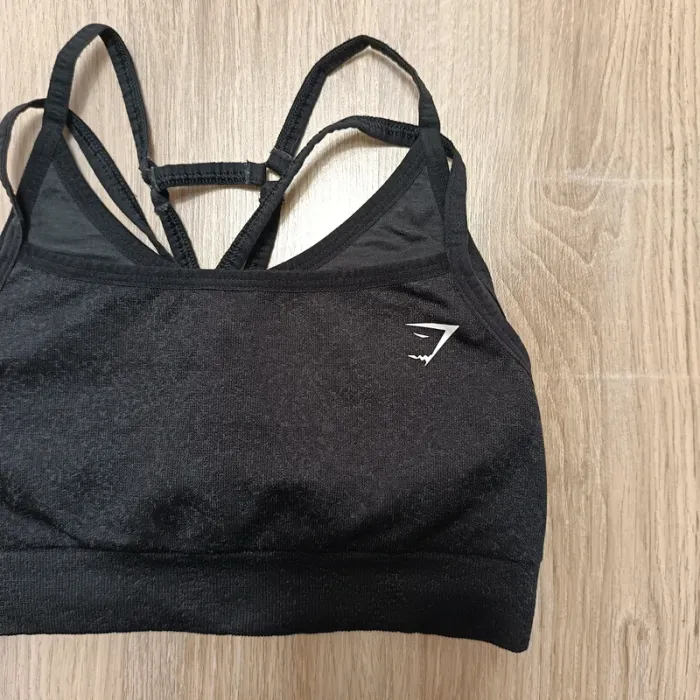Brassière gymshark femme haut noir xs - photo numéro 2