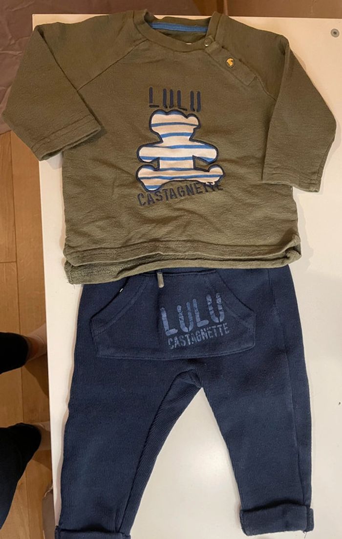 Ensemble lulu castagnette 12m