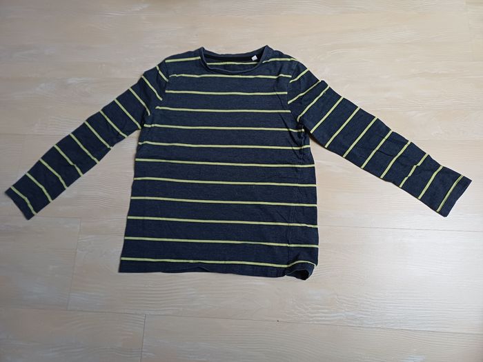 Tee-shirt manches longues 11/12 ans garçon - photo numéro 2