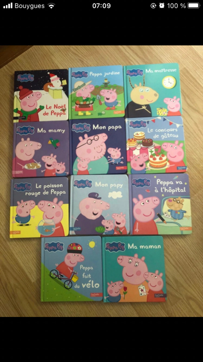 Lot livre peppa pig