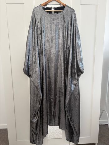 Robe de soirée argenté 