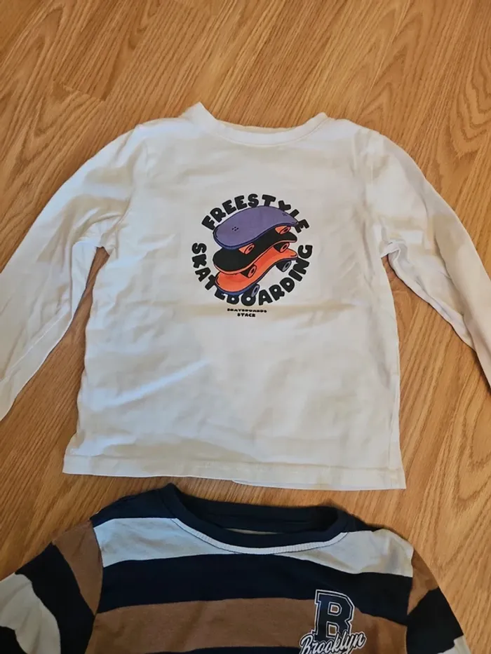Lot de 2 tee shirts garçon 5 ans - photo numéro 3